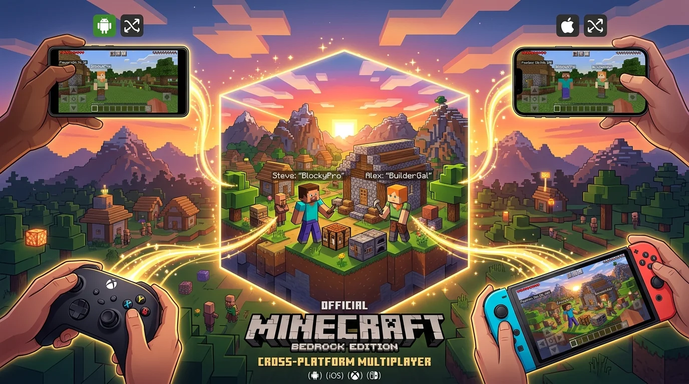 Minecraft Bedrock and mobile game settings interface for Personal Game Mode dropdown and cheats toggle