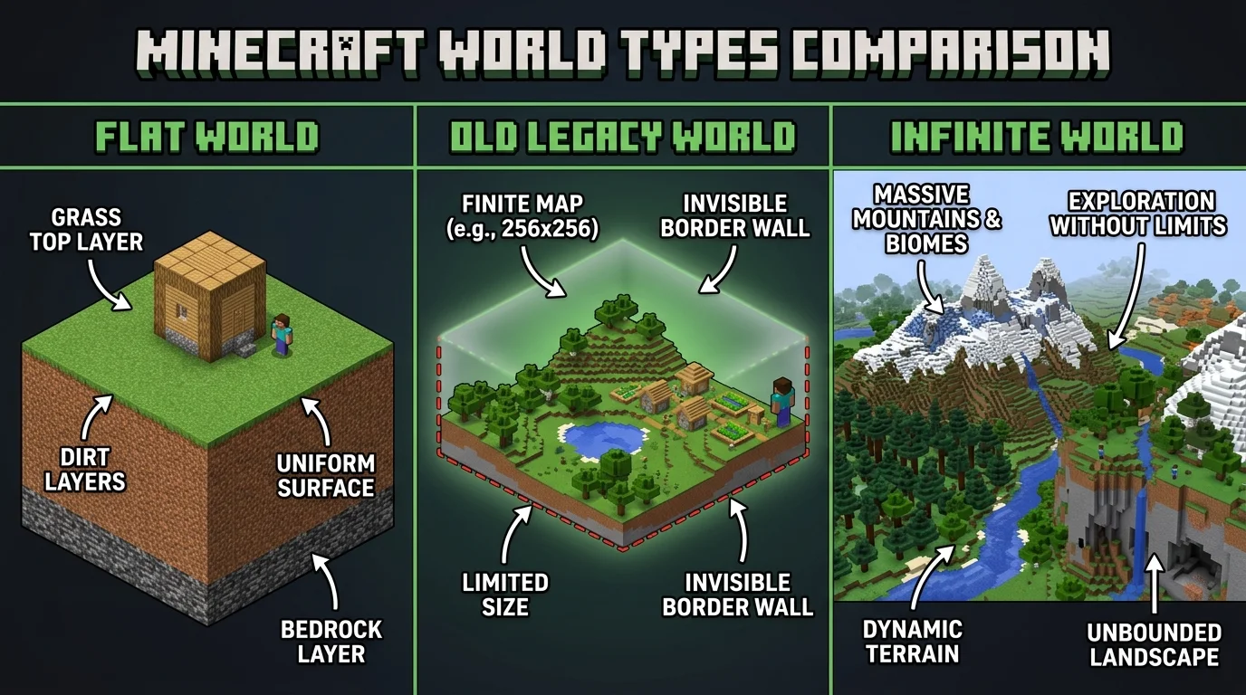 Minecraft Xbox 360 Edition interface and world selection menu