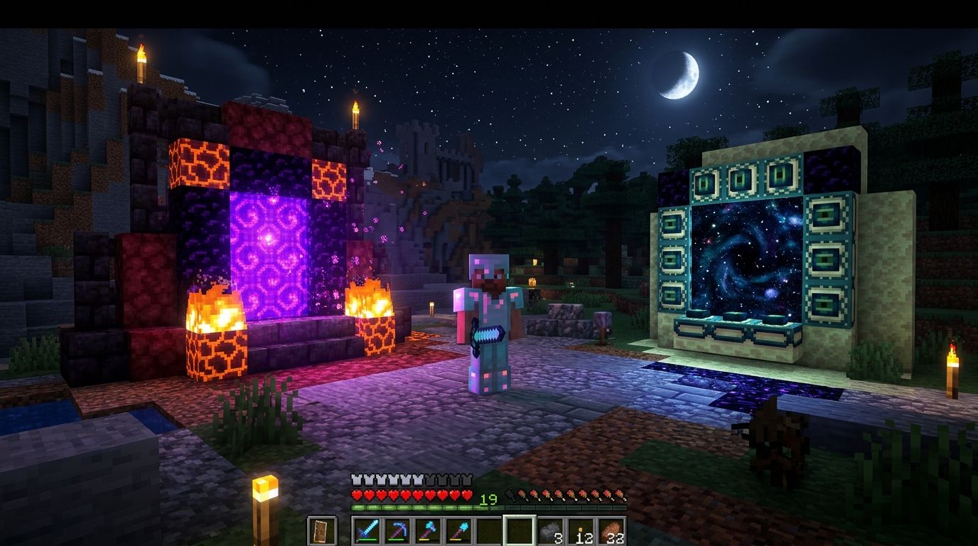 How to Make Portals in Minecraft