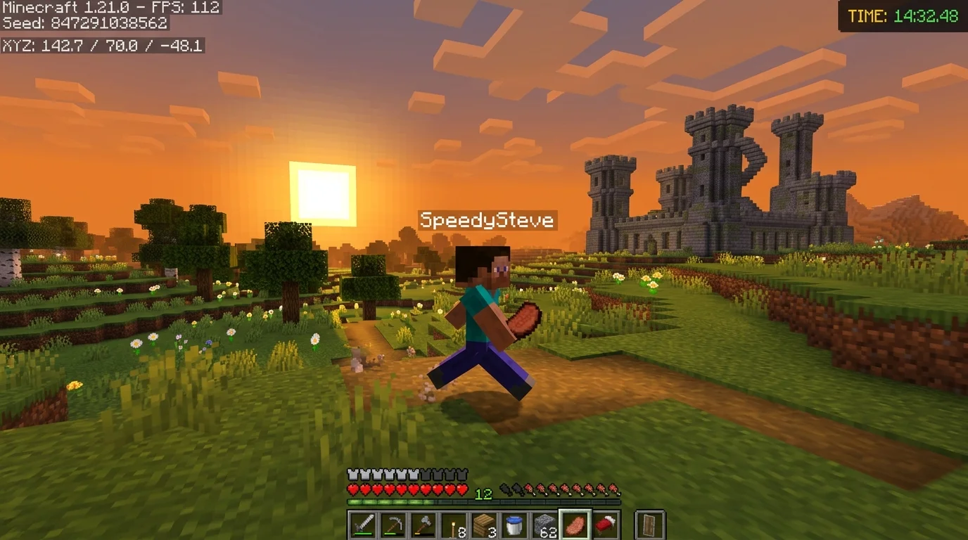 Minecraft Speedrun Seeds hero graphic — Any% Speedrun Route and Exposed Strongholds