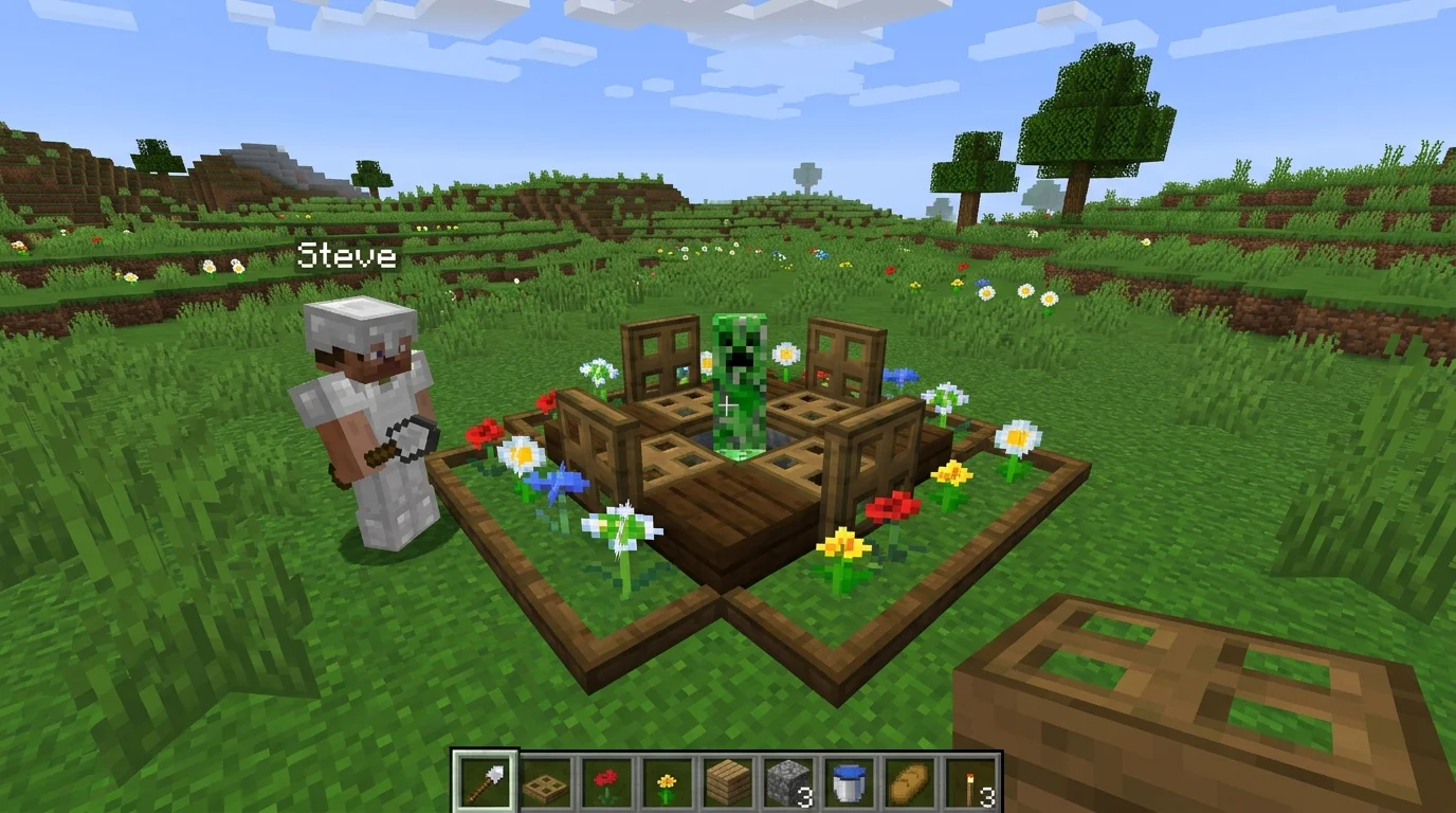 Minecraft TNT Cannon and Redstone Explosion Setup