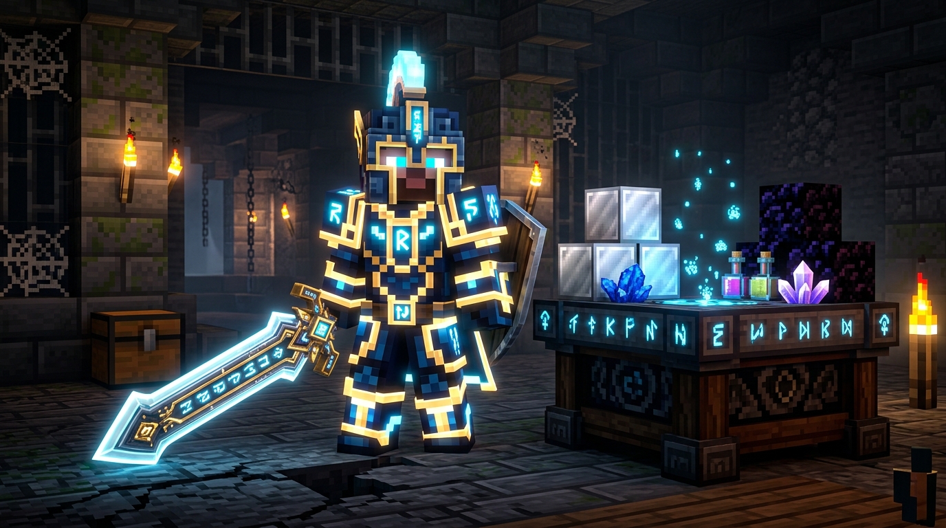 Ultimate & Royal Gear and Magic Crafting Table in Twisted Lands